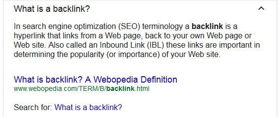 what is a backlink in off page seo